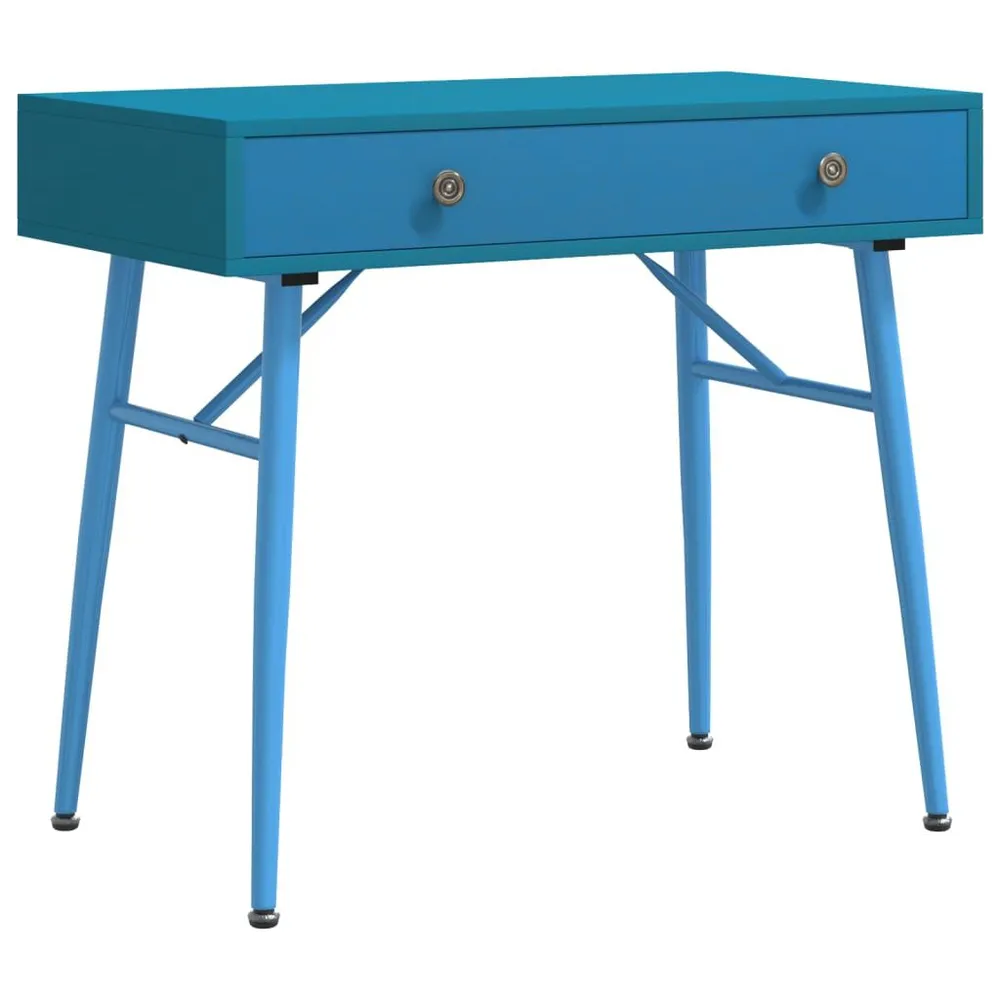 Secretária com gaveta 90x50x76,5 cm verde antigo | Entrega Rápida