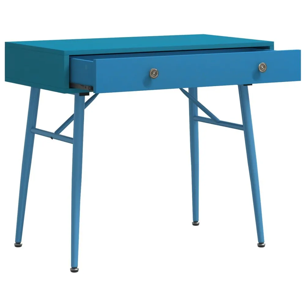 Secretária com gaveta 90x50x76,5 cm verde antigo | Entrega Rápida