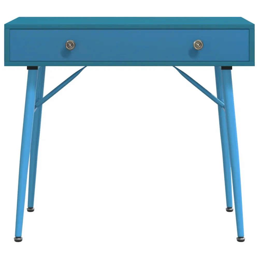 Secretária com gaveta 90x50x76,5 cm verde antigo | Entrega Rápida