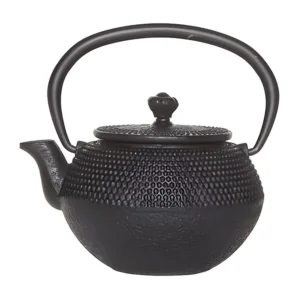 Chaleira de ferro fundido Takara Cabine Size com filtro, 0,35 L, preto