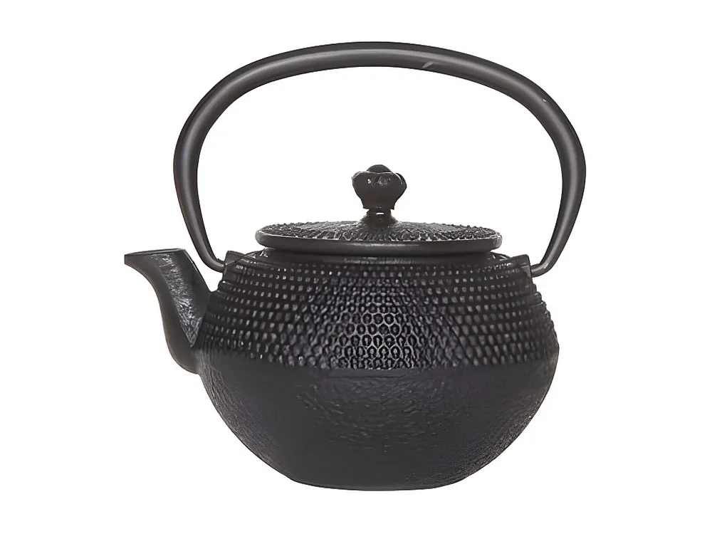 Chaleira de ferro fundido Takara Cabine Size com filtro, 0,35 L, preto