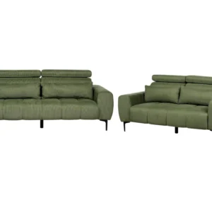 Fabric Living Room Set Oliva VEGAMO com 3 Portas de Correr