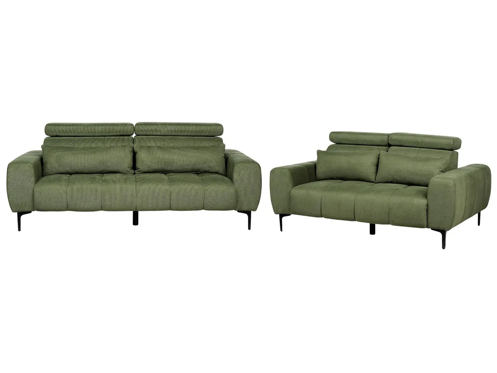Fabric Living Room Set Oliva VEGAMO com 3 Portas de Correr