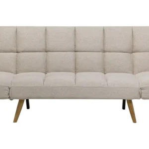 Fabric Sofa Bed Cor creme INGARO