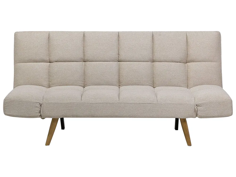 Fabric Sofa Bed Cor creme INGARO