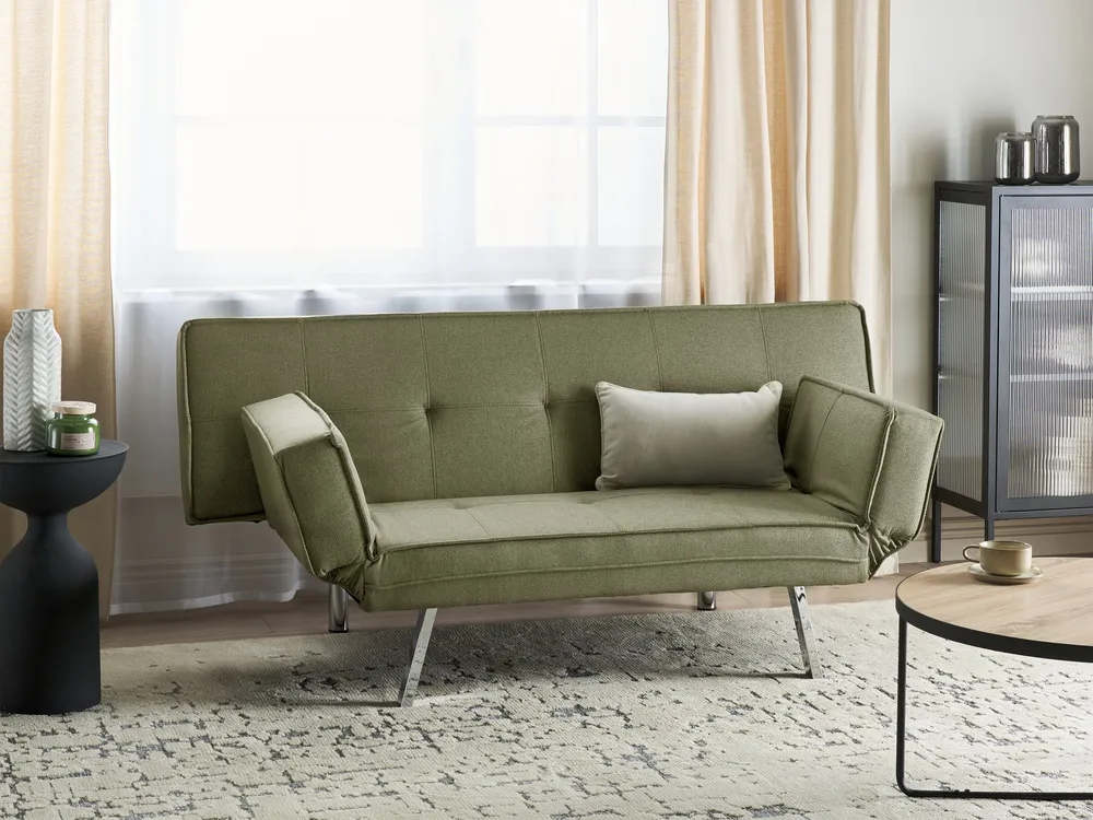 Fabric Sofa Bed Esmeralda BRISTOL para Assistir TV