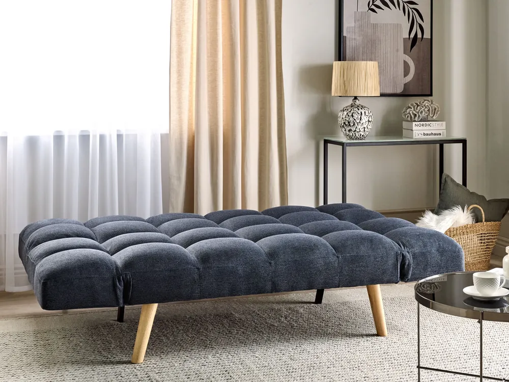 Fabric Sofa Bed Navy Anil INGARO