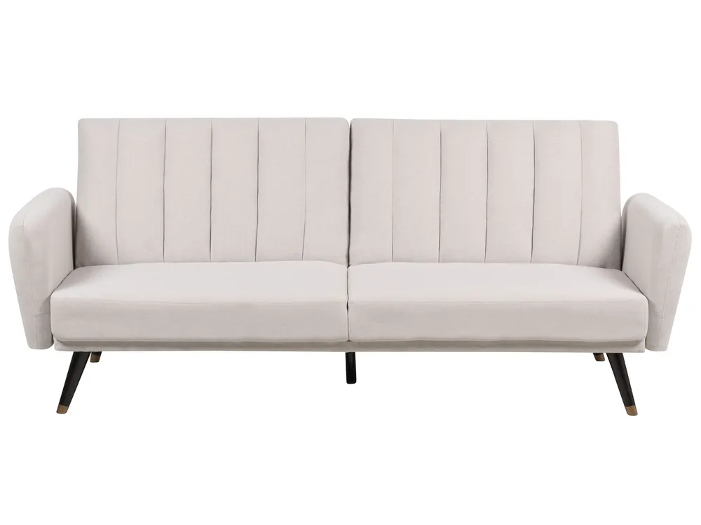 Fabric Sofa Bed Tom neutro VIMMERBY | Entrega Rápida
