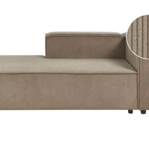 Mesa de Centro Chaise-longue em bombazine castanha à direita APRICA