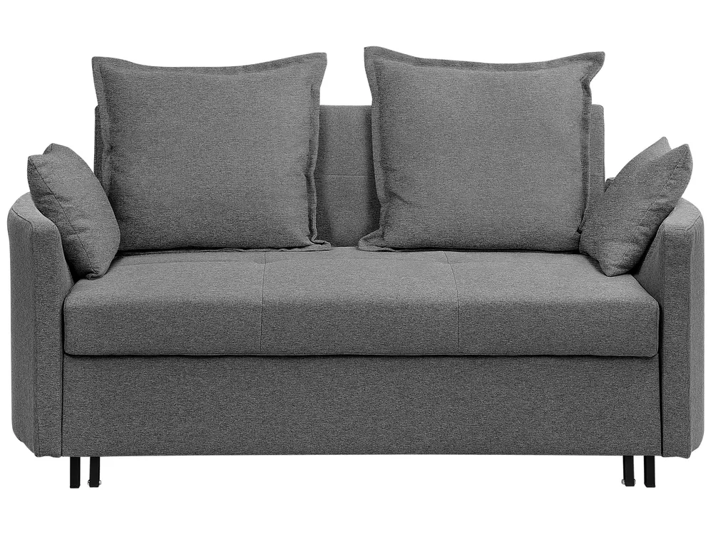 Mesa de Centro Fabric Sofa Bed Grey HOVIN