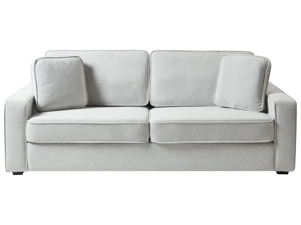 Mesa de Centro Sofá de 3 lugares cinzento distinto FALUN