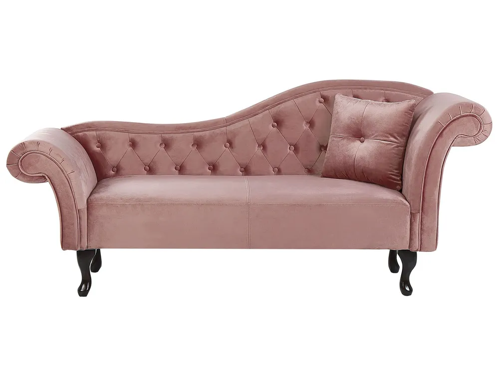 Right Hand Chaise Lounge Flanela Pink LATTES