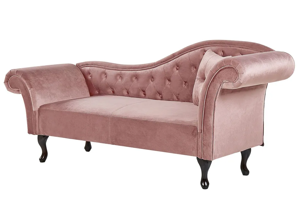 Right Hand Chaise Lounge Flanela Pink LATTES