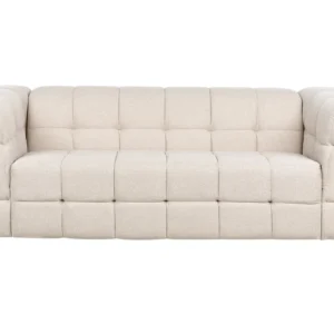 3 Seater Fabric Sofa Bege claro MULLOLA