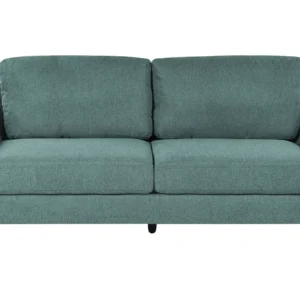 3 Seater Fabric Sofa Musgo TROSA em Veludo