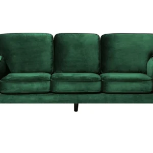 3 Seater Velvet Sofa Green LOKKA