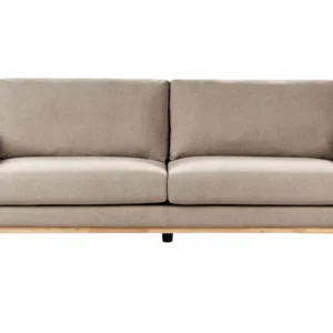 Sofá de Canto 3 Seater Fabric Sofa Taupe SIGGARD