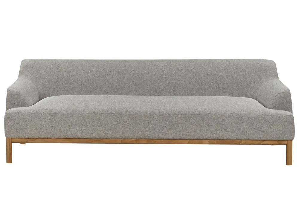 Sofá de 3 lugares em tecido cinzento SOSJO Design Moderno