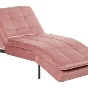 Velvet Chaise Lounge Pink LOIRET