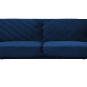 Velvet Fabric Sofa Bed Anil SENJA em Veludo