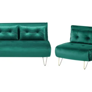 Velvet Sofa Set Dark Musgo VESTFOLD