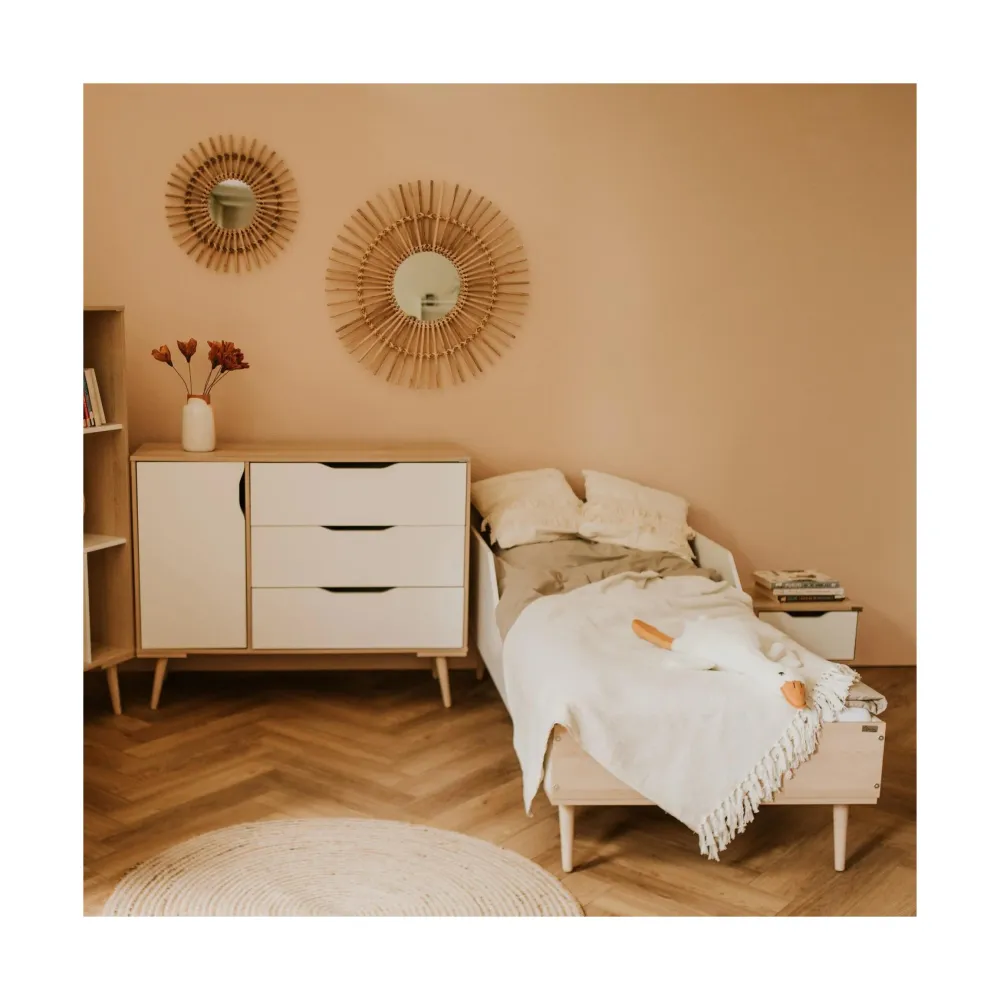 Cama Júnior Sofie Faia Branco para Crianças