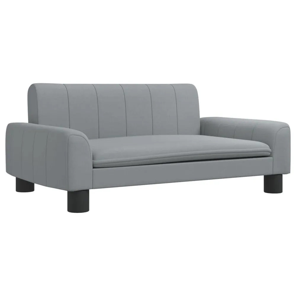 Design Ergonômico Infantil Sofá infantil 70x45x30 cm tecido cinzento-claro