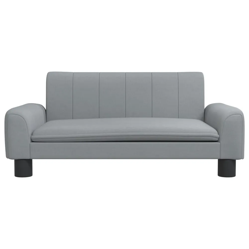 Design Ergonômico Infantil Sofá infantil 70x45x30 cm tecido cinzento-claro