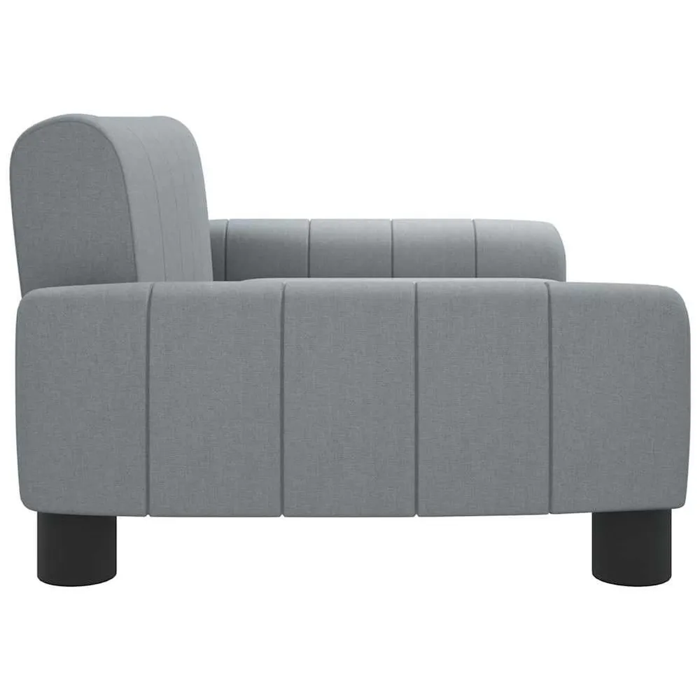 Design Ergonômico Infantil Sofá infantil 70x45x30 cm tecido cinzento-claro