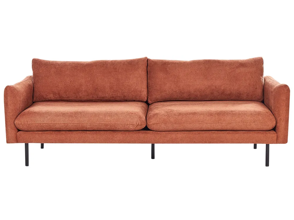 Fabric Living Room Set Ottoman Golden Chocolate VINTERBRO com Barras de Seguranç