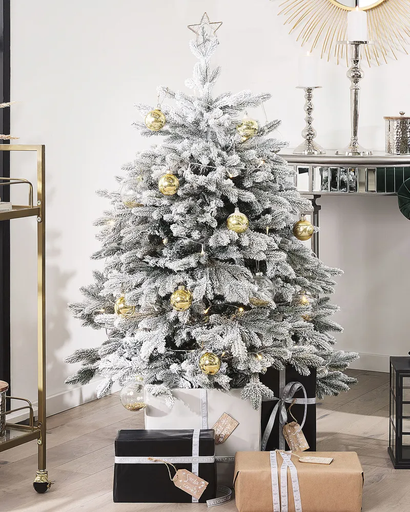 Snowy Christmas Tree 120 cm Marfim FORAKER