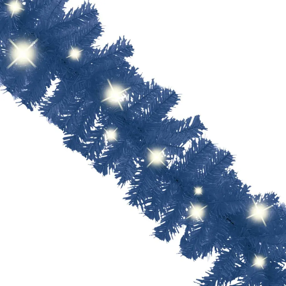 Design Contemporâneo Grinalda de Natal com luzes LED 20 m azul