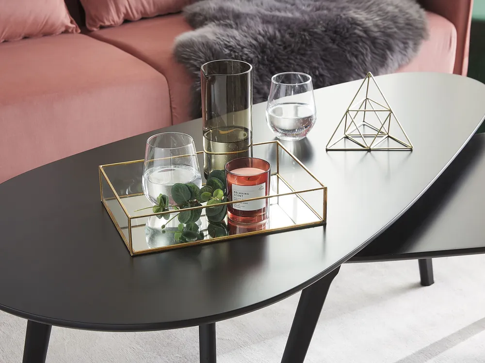 Mirrored Decorative Tray Luzente GRENOBLE