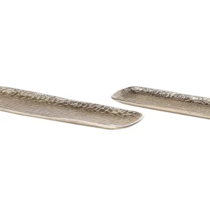 Trinket Dish Set Dourado BRANTAS | Acabamento em Madeira Maciç