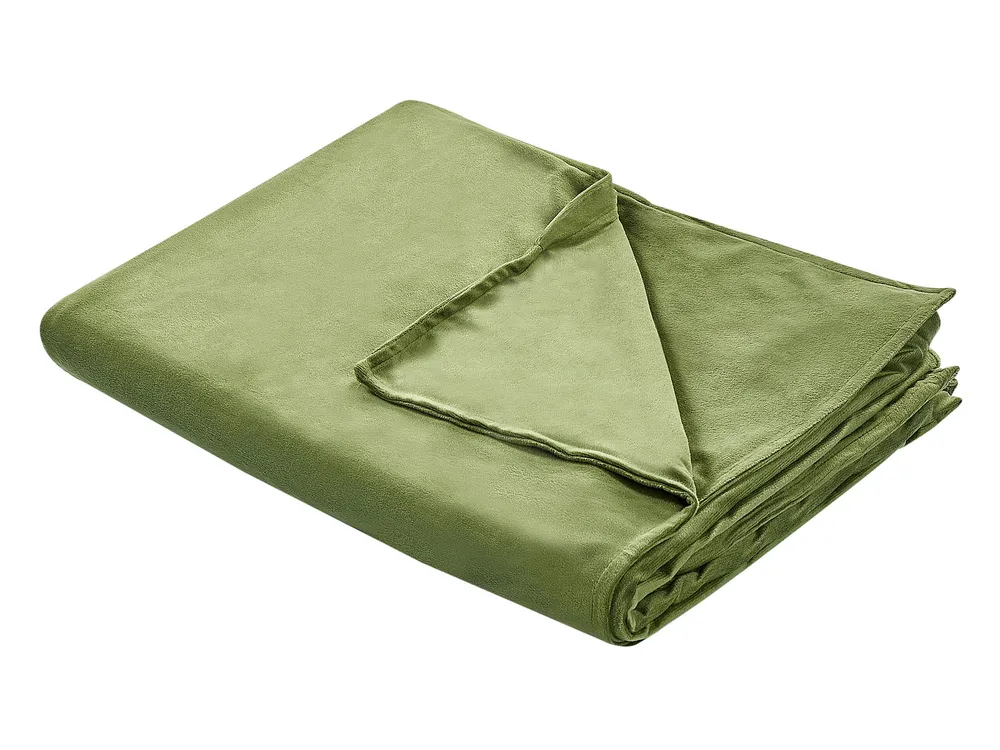 Weighted Blanket Cover 100 x 150 cm Dark Verde RHEA