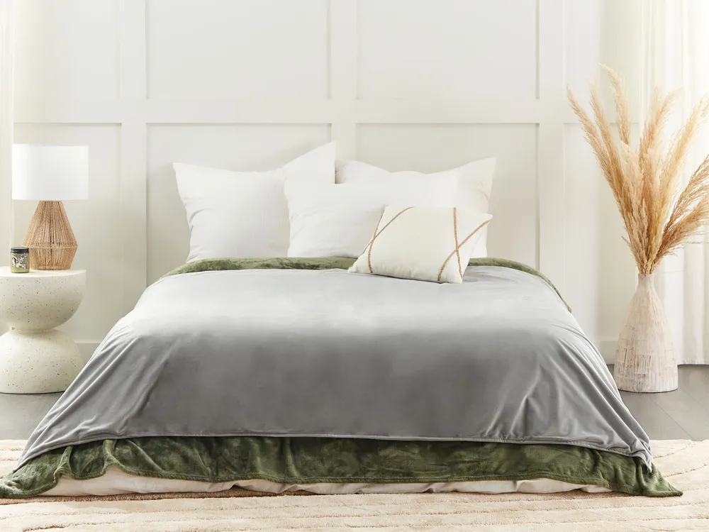 Weighted Blanket Cover 150 x 200 cm Grey RHEA