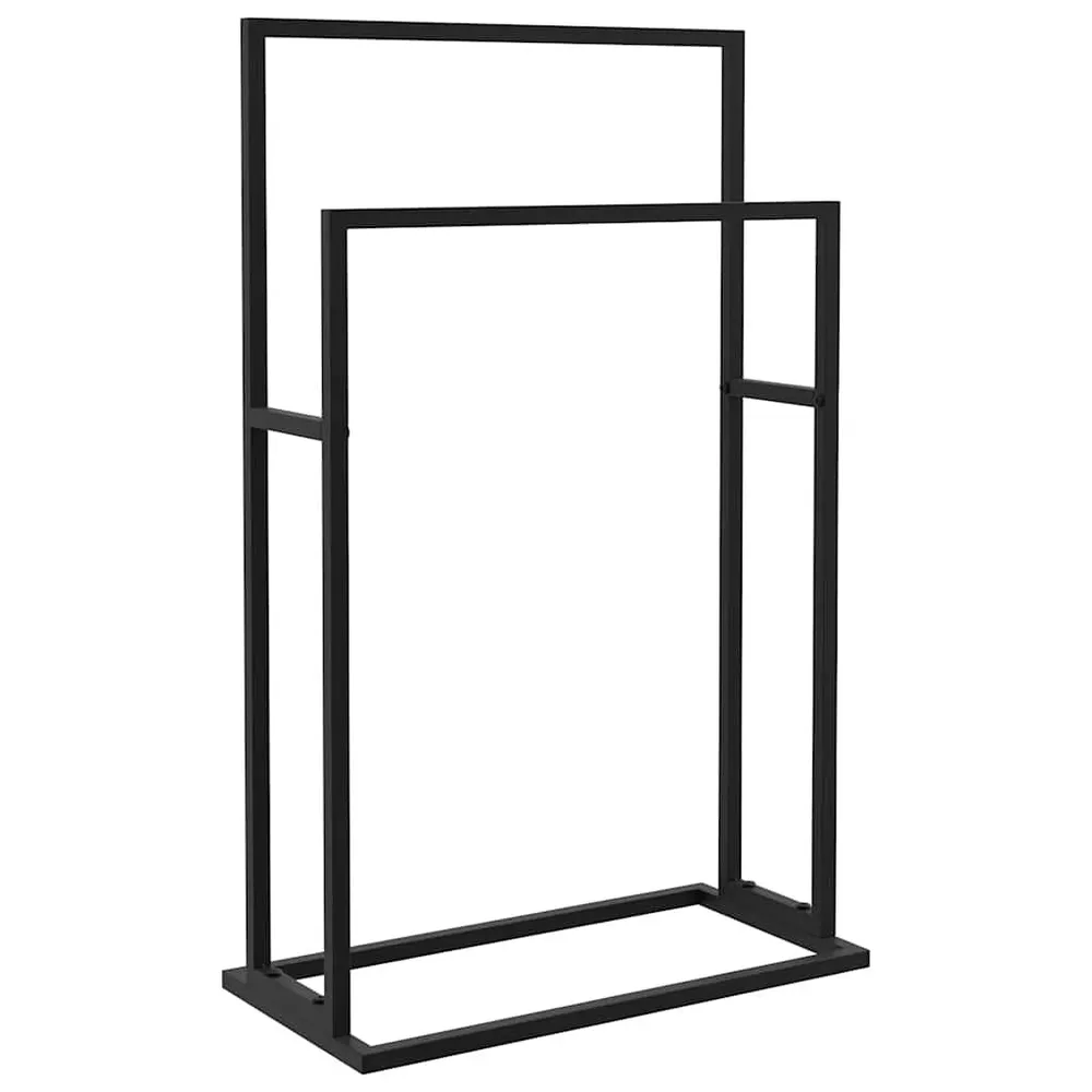 Cesto de Roupas Sujas Toalheiro independente 48x24x78,5 cm ferro preto