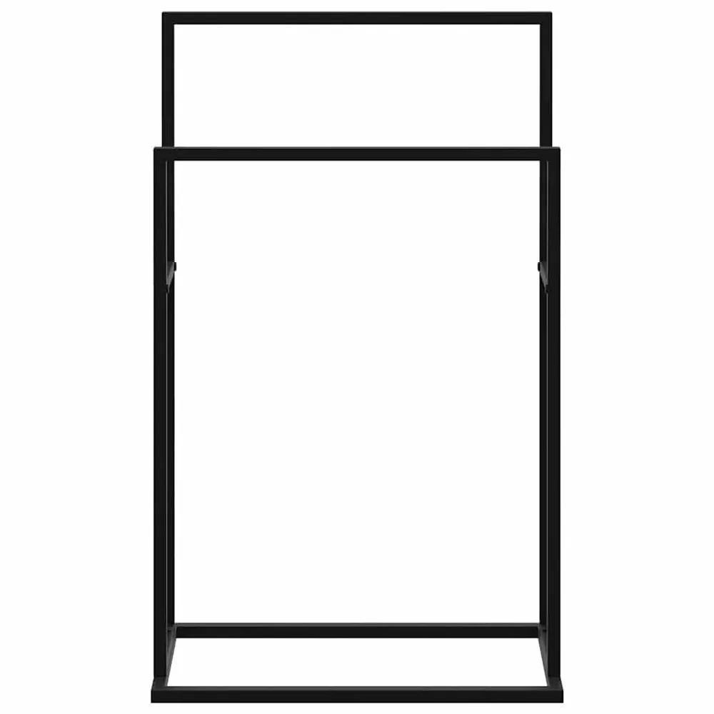 Cesto de Roupas Sujas Toalheiro independente 48x24x78,5 cm ferro preto