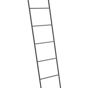 Estante de Canto Toalheiro preto 50 x 165 cm ARIBIBI
