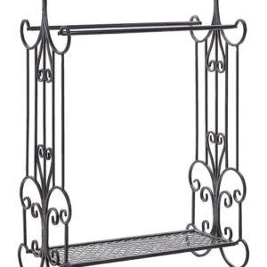 Premium Acabamento Toalheiro preto 60 x 90 cm GLADIS