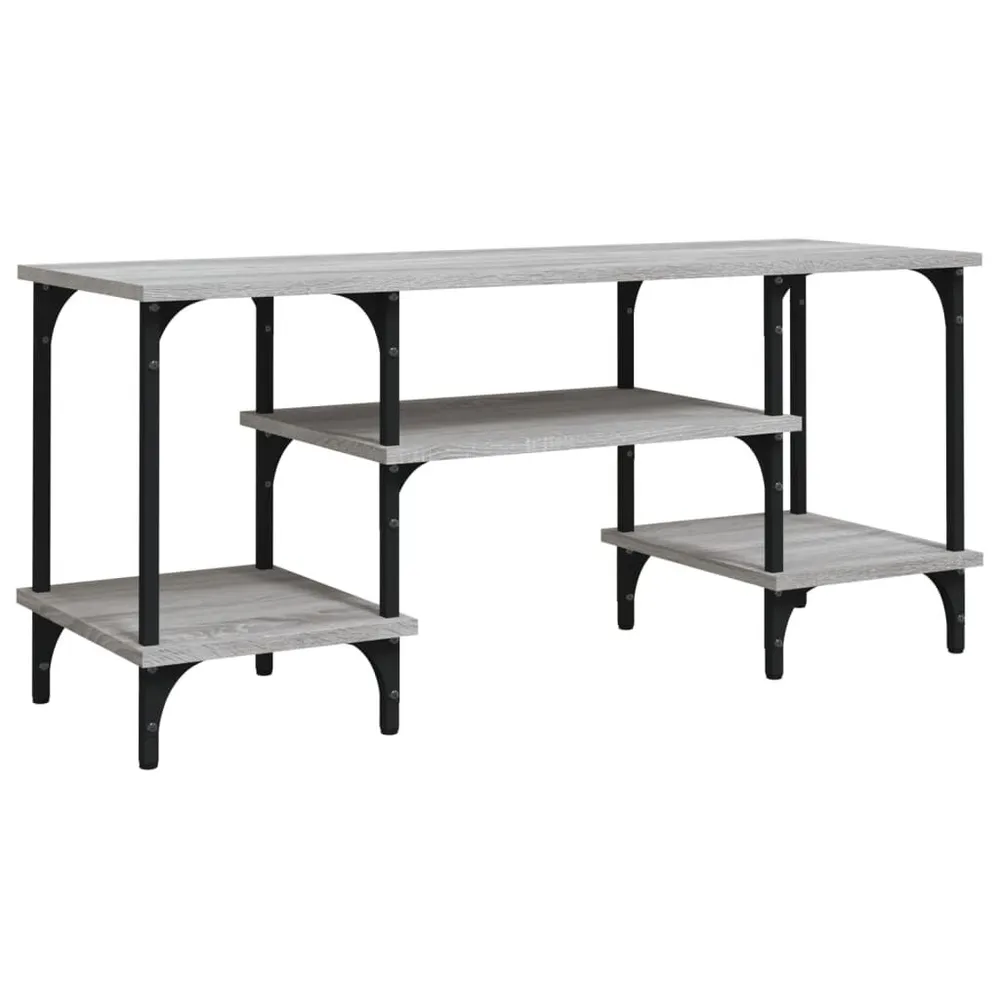 Armazenamento para Board Games Móvel para TV 102x35x45,5 cm derivados madeira cinzento sonoma