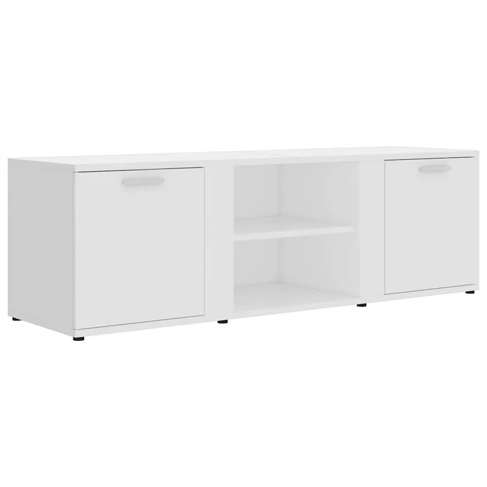 Banco para Arcade Móvel de TV 120x34x37 cm derivados de madeira branco