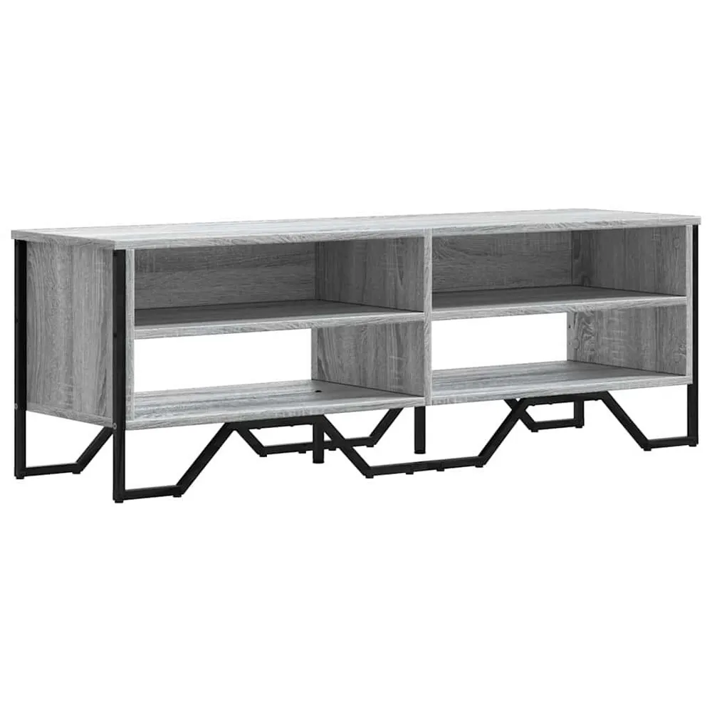 Banco para Arcade Móvel de TV 122x34x41 cm derivados de madeira cinzento sonoma