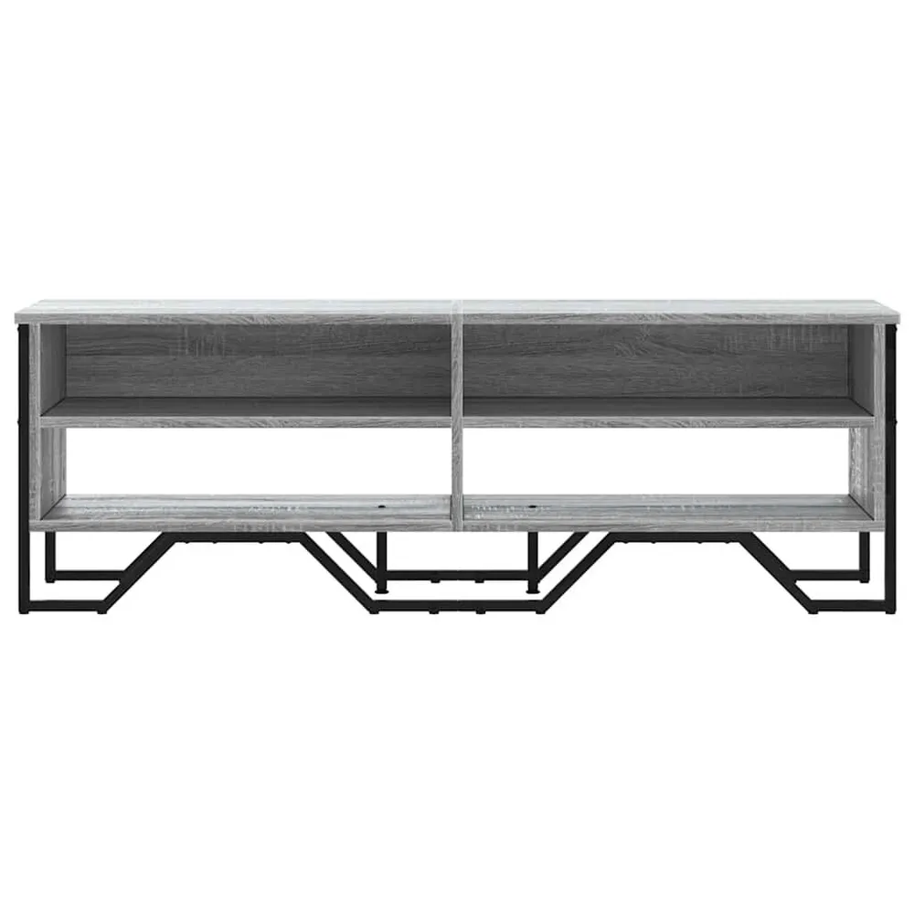 Banco para Arcade Móvel de TV 122x34x41 cm derivados de madeira cinzento sonoma