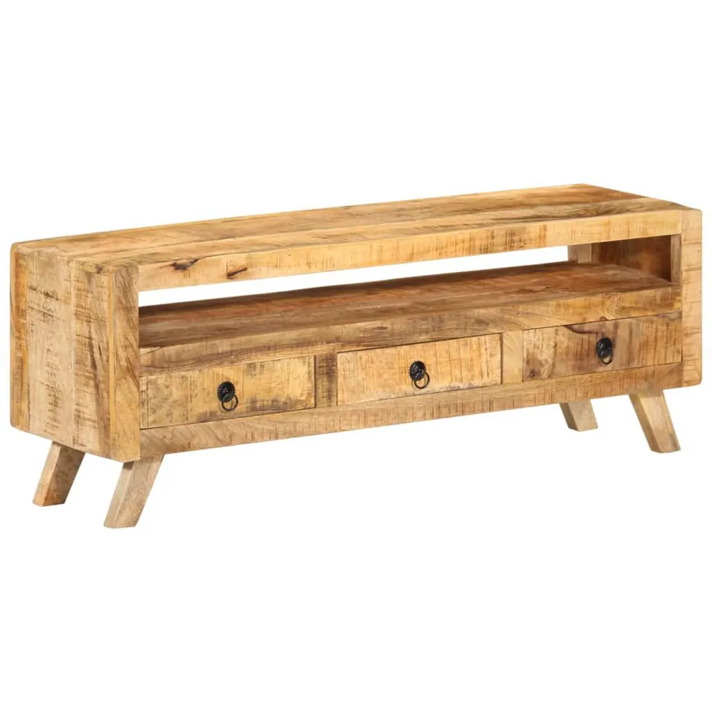 Ergonômico de Alta Qualidade Móvel de TV 110x30x40 cm madeira de mangueira maciç