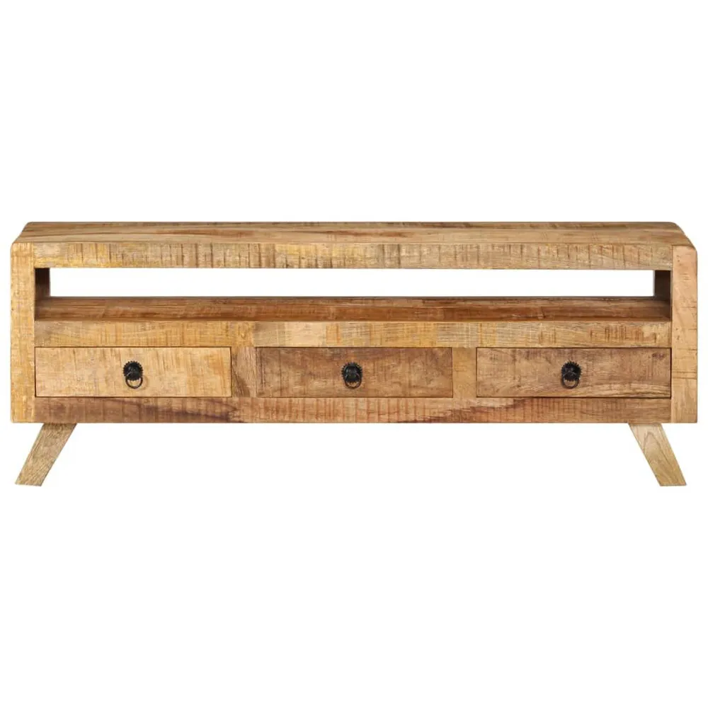 Ergonômico de Alta Qualidade Móvel de TV 110x30x40 cm madeira de mangueira maciç