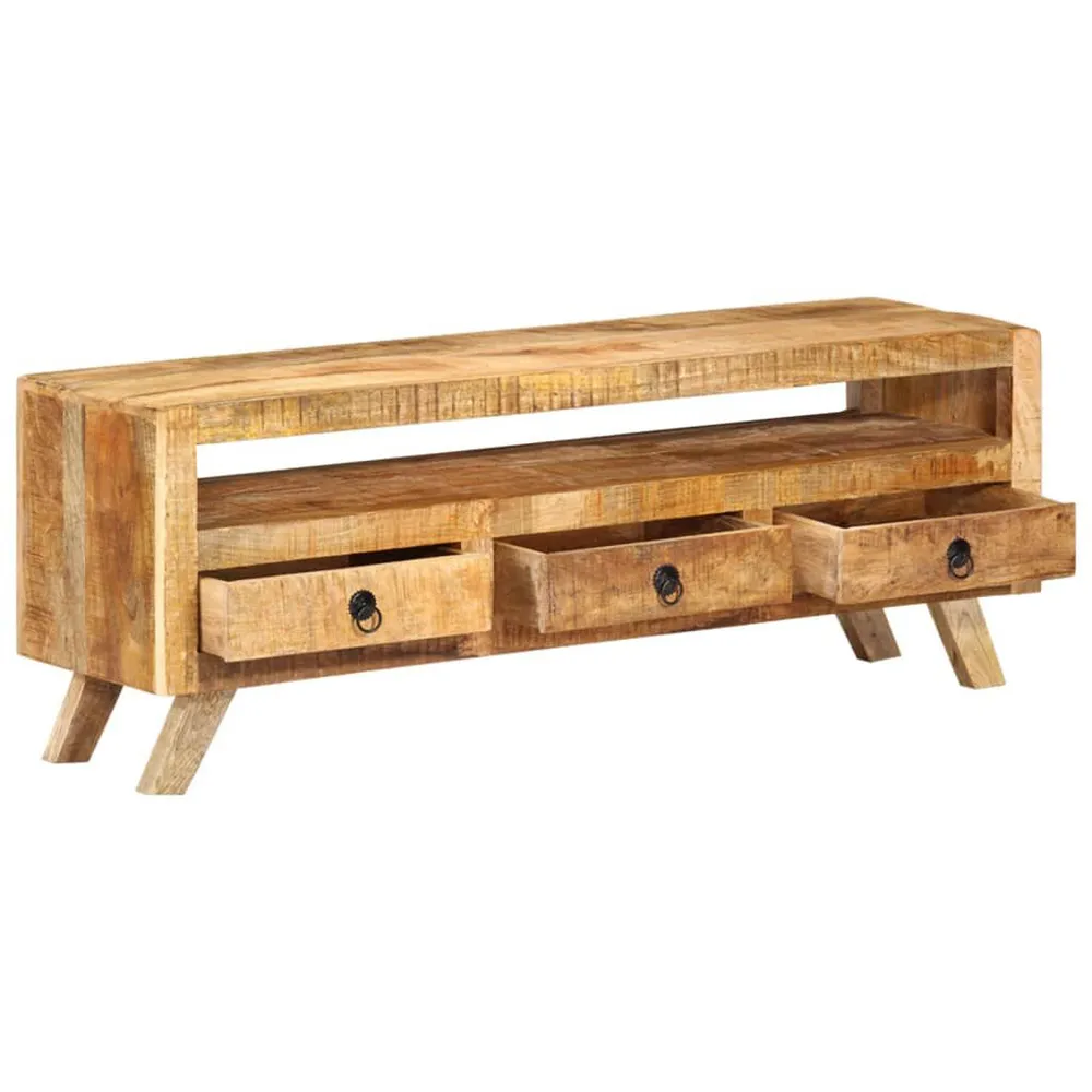 Ergonômico de Alta Qualidade Móvel de TV 110x30x40 cm madeira de mangueira maciç