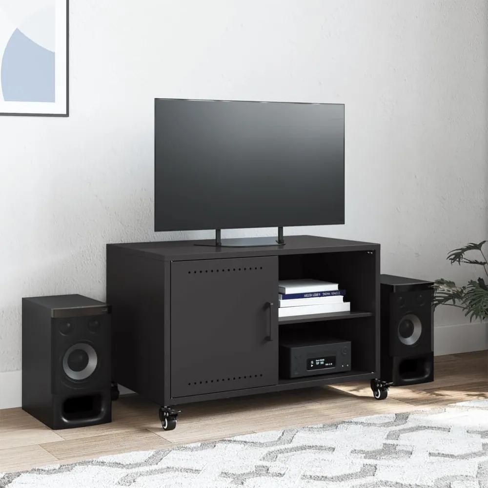Ergonômico de Alta Qualidade Móvel de TV 68x39x43,5 cm ço preto