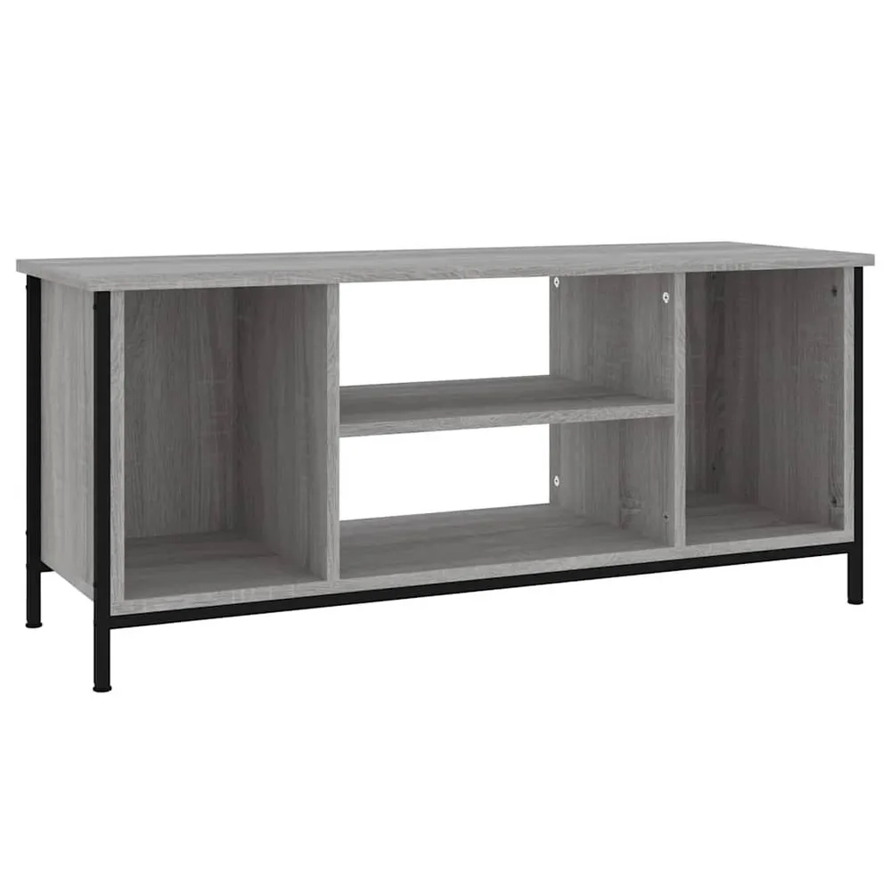 Mesa de Sinuca Móvel de TV 102x35x45 cm derivados de madeira cinzento sonoma