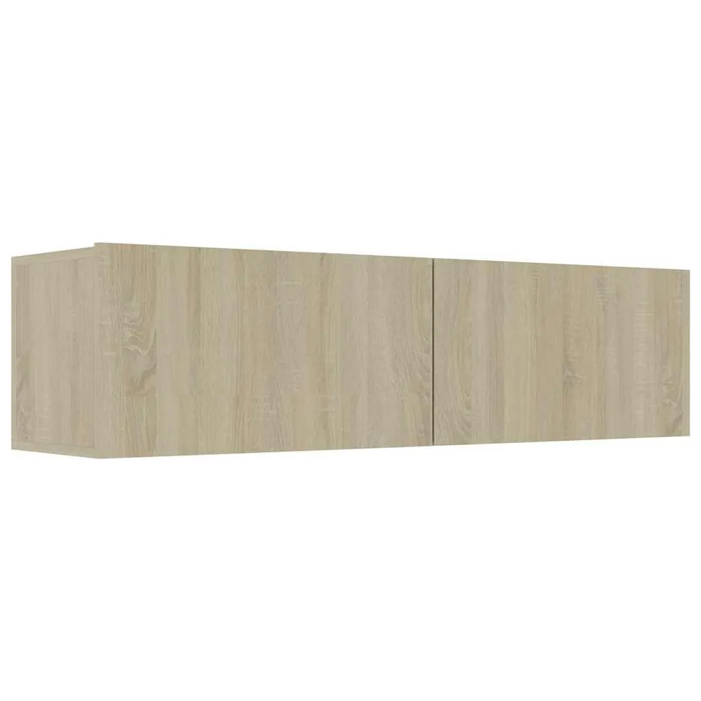 Mesa de Sinuca Móvel de TV 120x30x30 cm derivados de madeira carvalho sonoma